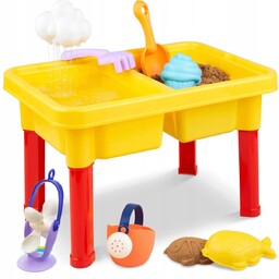 STOLIK WODNY STÓŁ PIASKOWNICA POKRYWA WIADERKO 2W1 MIĘKKIE