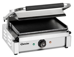 Bartscher Grill kontaktowy pojedyńczy żeliwny, płyta gładka, 335