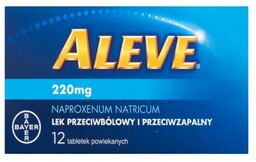 Aleve tabletki powlekane 0,22 g - 12 tabletek
