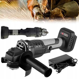 Szlifierka Kątowa 125MM Bezszczotkowa 2XAKU 3000MAH Do Cięcia