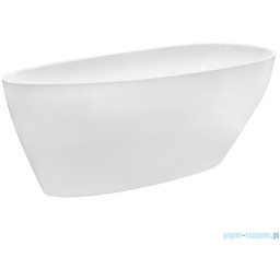 Matowa wanna wolnostojąca z konglomeratu + klik-klak chrom