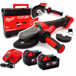 Milwaukee M18 FSAGF125XPDB-502X Szlifierka Kątowa Zestaw 2x5Ah
