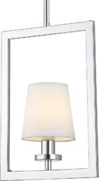 Lampa Hampton wisząca LONDON chrom P01007CH-WH - Cosmo