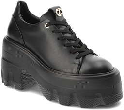 Czarne Sneakersy Carinii Modne Obuwie Damskie