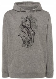 Bluza FAJNY DUŻY nadruk NIETOPERZ r.S