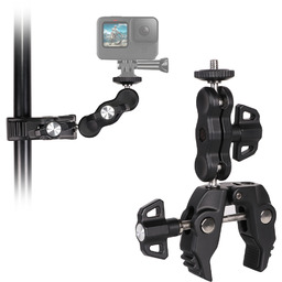 Uchwyt zaciskowy na aparat fotograficzny kamerę sportową GoPro