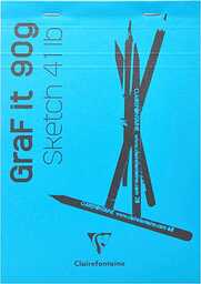 Clairefontaine 96681C - Blok zszywany GraF''it - 80