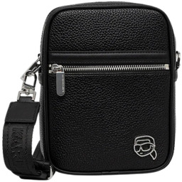 KARL LAGERFELD Czarna saszetka męska Ikon Outline Crossbody