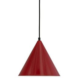 Lampa Wiszące Dyberg Larsen, Ron, ściemnialny, czerwony, salon,