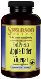 Swanson Apple Cider Vinegar 625 mg, 180 kapsułek