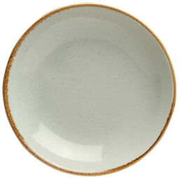 TALERZ PŁYTKI COUPE ASHEN 260 mm PORCELANA SZARA