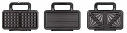 MPM Opiekacz do kanapek/gofrownica/grill MOP-43M