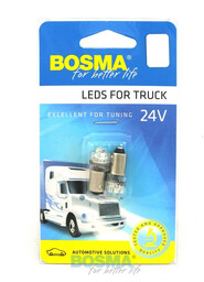 Żarówka LED 12V BA9s BIAŁA 2SZT 2991