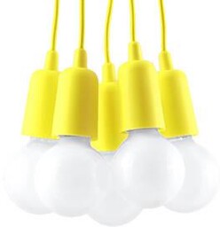 Sollux Wisząca LAMPA industrialna SL.0580 pająk OPRAWKA przewody