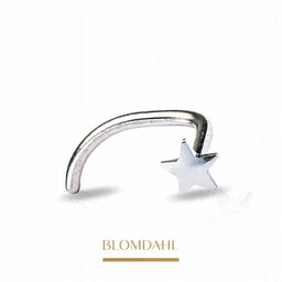 BLOMDAHL KOLCZYK DO NOSA HIPOALERGICZNY Star 3 mm