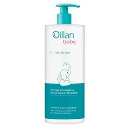 OILLAN Baby Żel 3w1 do kąpieli, mycia ciała