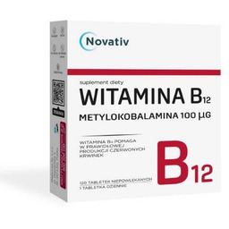 Novativ Witamina B12 Metylokobalamina, 100 tabl.