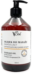 Naturalny wegański olejek do masażu VCee 500 ml