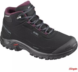 Salomon Buty trekkingowe Shelter CS WP W Black/Ebony/Wine