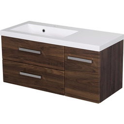 Szafka łazienkowa wisząca z umywalką 90 cm 39/2