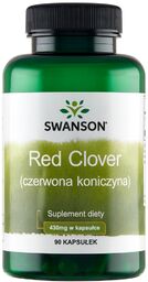 Swanson Red Clover Blossom, czerwona koniczyna, 90 kapsułek