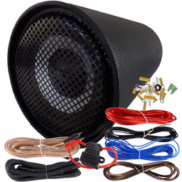 Aktywna Tuba Basowa Subwoofer 1600W Głęboki Bass