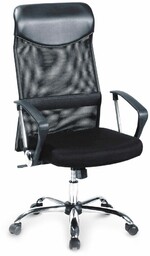 Elior Czarny ergonomiczny biurowy fotel obrotowy do komputera