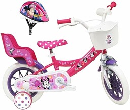 A.T.L.A.S. Rower dziecięcy Disney 12'' Minnie wyposażony