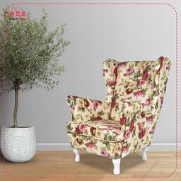 Fotel uszak skandynawski Ari Print Family Meble