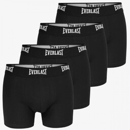 Bokserki Męskie Everlast Majtki Czarne 4-Pak