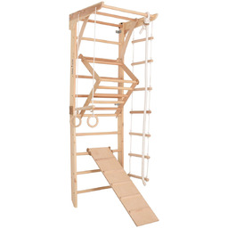 Drewniana drabinka gimnastyczna Rinagym Kinder 3 - Zestaw