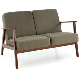 Sofa dwuosobowa milano 2s oliwkowy castel 39 halmar