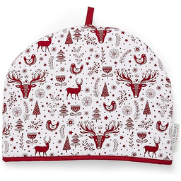 Cooksmart Brytyjski zaprojektowany świąteczny podgrzewacz do herbaty Świąteczny