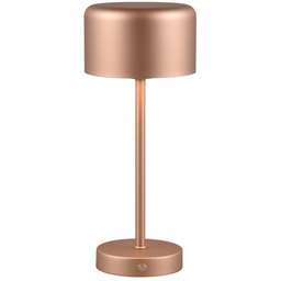 Lampa stołowa miedziana włącznik dotykowy 4 stopniowy USB-C
