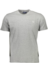 T-SHIRT MĘSKI Z KRÓTKIM RĘKAWEM SERGIO TACCHINI SZARY