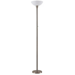 Lindby - Ignacia Lampa Podłogowa Nickel/Opal