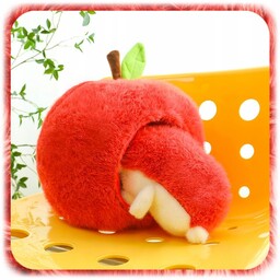 MASKOTKA JEŻ Pluszowy PLUSZAK JEŻYK w Jabłku Poduszka