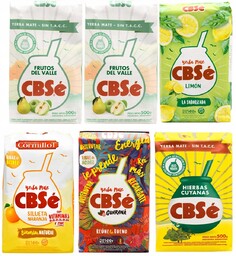 Yerba Mate CBSe Energia z guaraną 6x500g (3kg)
