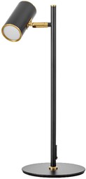 LAMPA BIURKOWA CZARNA-MOSIĘŻNA MIRA LUMINA DECO