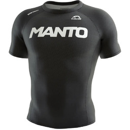 Manto Rashguard Rank Shortsleeve Czarny