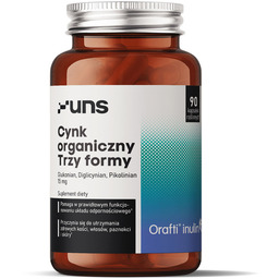 UNS Cynk Organiczny Trzy Formy 90vegcaps