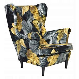 Fotel uszak skandynawski Ari Print Family Meble