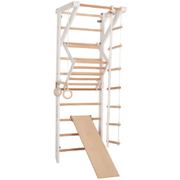 Drewniana drabinka gimnastyczna Rinagym SPORT Biały 3 -