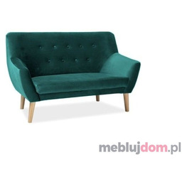 Sofa NORDIC 2 Signal Velvet Bluvel 78 ciemnozielony