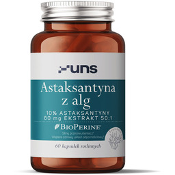 UNS Astaksantyna z Alg 10% Astaksantyny 80mg Ekstrakt
