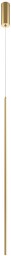 HALO Lampa wisząca liniowa mosiądz H125-415cm L120cm15W LED