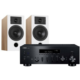 YAMAHA Zestaw stereo MusicCast R-N600A + INDIANA Line