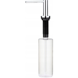 Dozownik Płynu Do Mycia Naczyń Chrom Metalowy 500ML