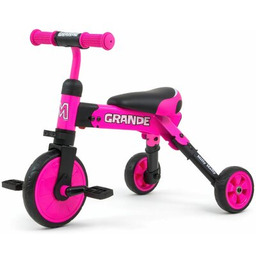 Milly-mally Rowerek biegowy MILLY MALLY 2w1 Grande Różowy