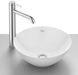 Roca Bol umywalka nablatowa 35 cm okrągła biała